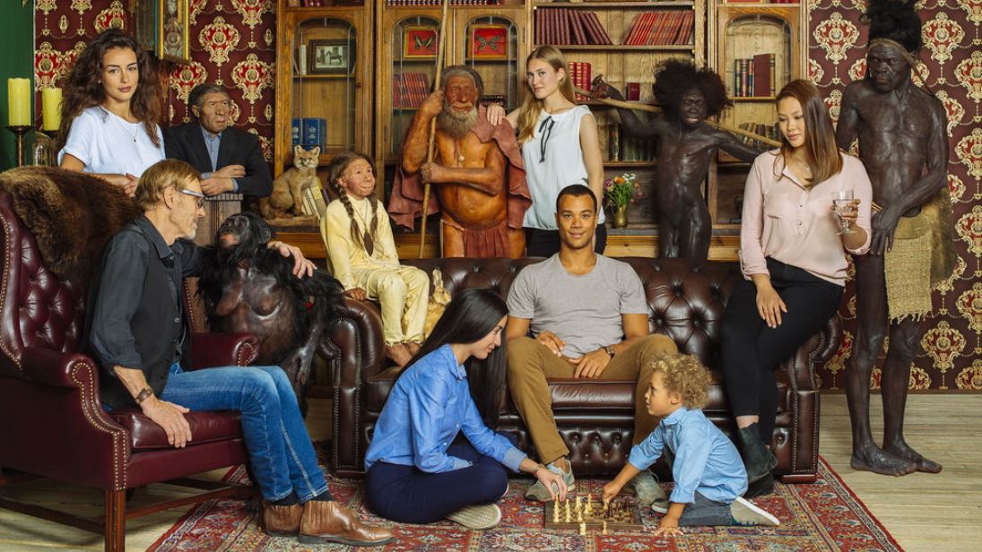 Menschenfamilie © Neanderthal Museum